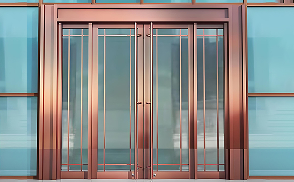 平安玻璃地弹门